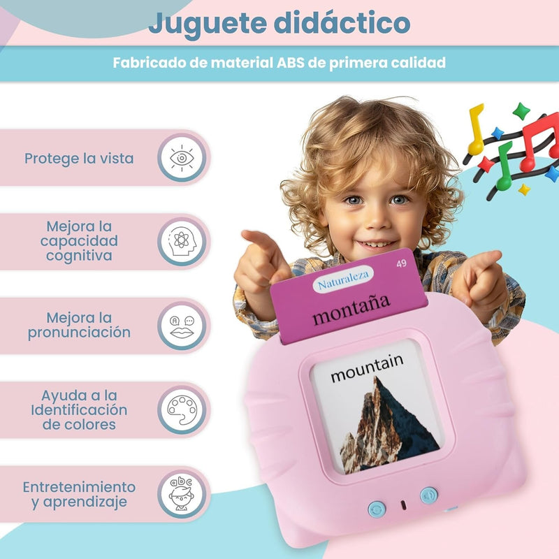 VerbaLingo™ - Tarjetas Educativas en Español e Inglés - 112 Tarjetas