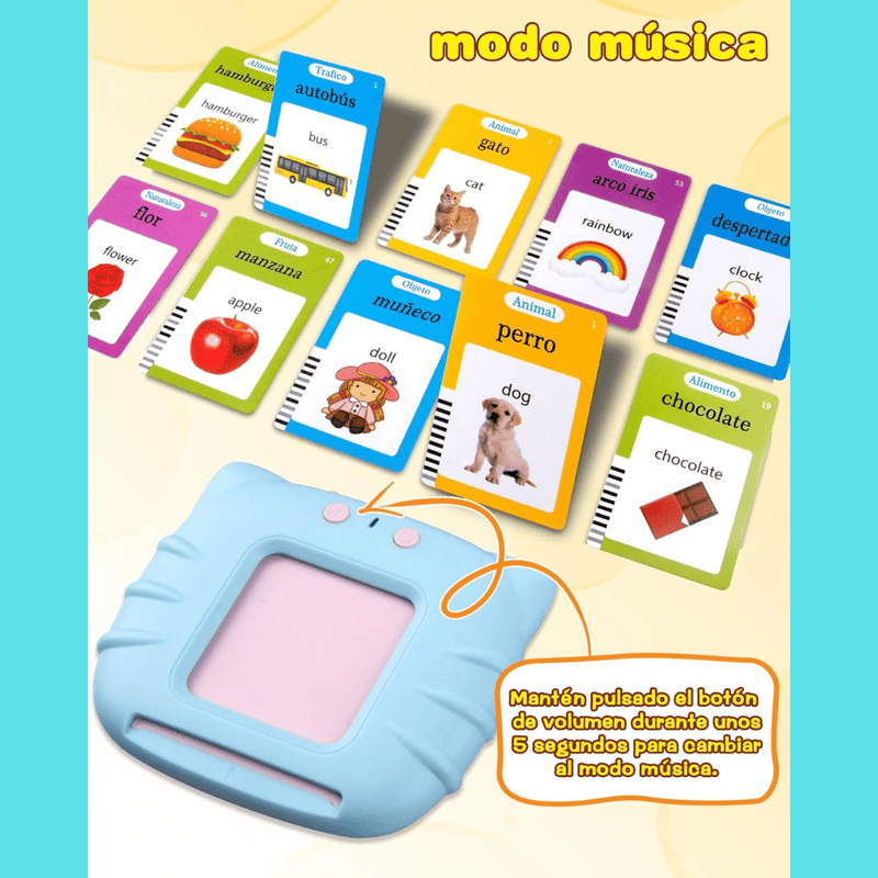 VerbaLingo™ - Tarjetas Educativas en Español e Inglés - 112 Tarjetas