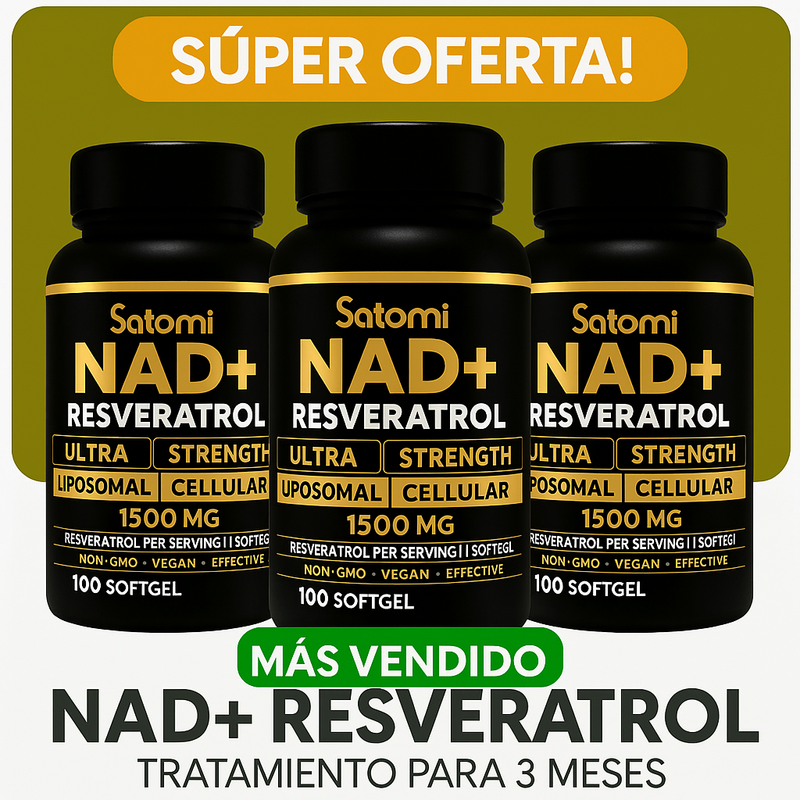 NAD+ RESVERATROL x3 UNIDADES