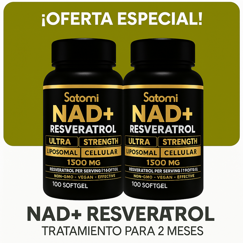 NAD+ RESVERATROL x2 UNIDADES