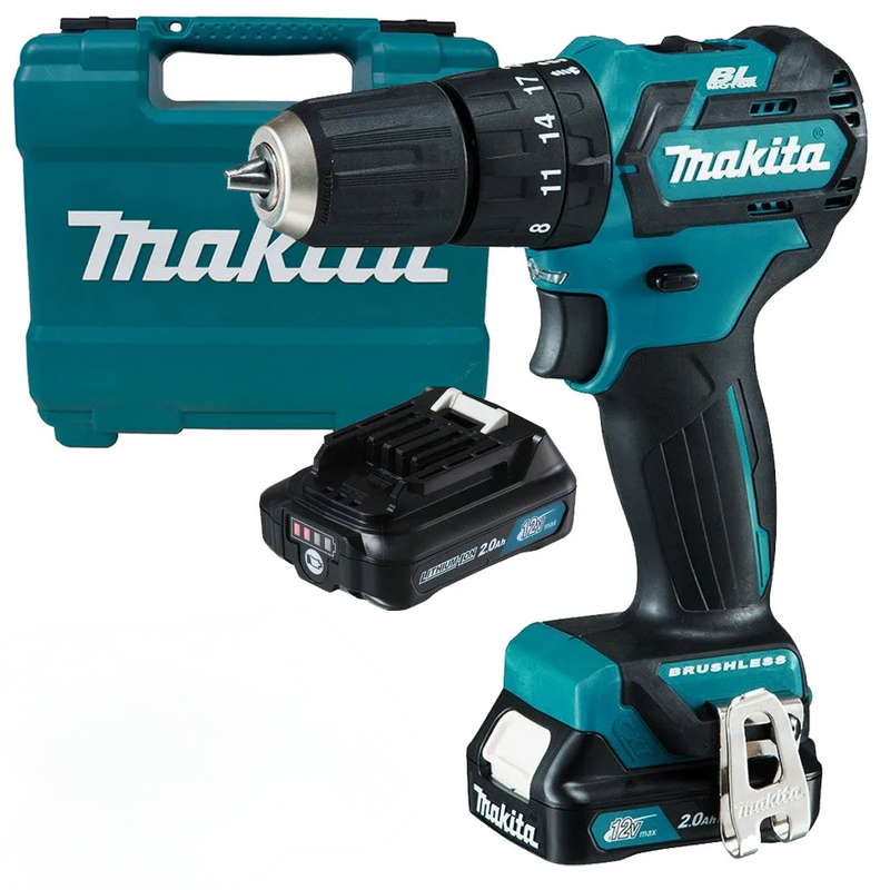 Taladro Profesional Inalámbrico + 2 Baterías Recargables + Maletín y Kit Herramientas de Regalo